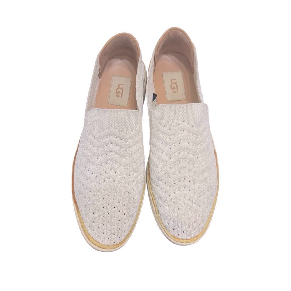 UGG Sammy Sneaker White Chevron Sz‎ 8.5 - Picture 8 of 10